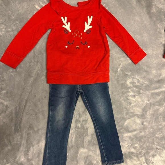Cat & Jack Other - Cat & Jack Vibrant Red Toddler Sweatshirt